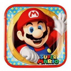 Πιάτα Τετράγωνα Super Mario