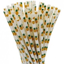 Καλαμάκια Χάρτινα Ανανάς