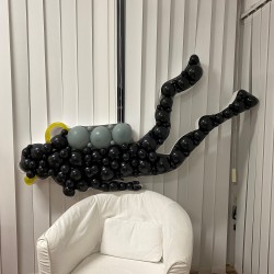 Πλαίσιο Μπαλονιών Σχέδιο Δύτης