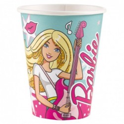 Ποτήρια Χάρτινα Barbie Popstar