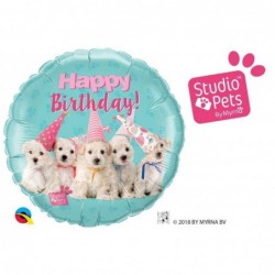Μπαλόνι Foil Birthday Σκυλάκια