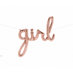 Μπαλόνι Foil Λέξη Girl Ροζ...