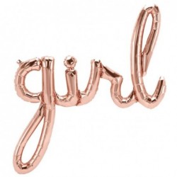 Μπαλόνι Foil Λέξη Girl Ροζ...