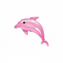 Μπαλόνι Foil Ροζ Δελφίνι