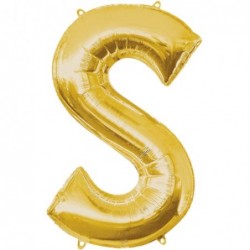 Μπαλόνι Foil Γράμμα S Χρυσό