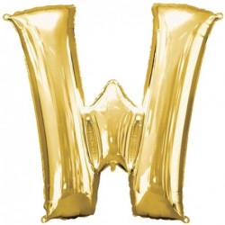 Μπαλόνι Foil Γράμμα W Χρυσό