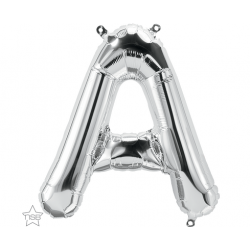 Μπαλόνι Foil Γράμμα Α Ασημί