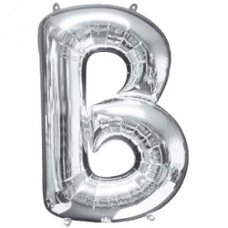 Μπαλόνι Foil Γράμμα B Ασημί