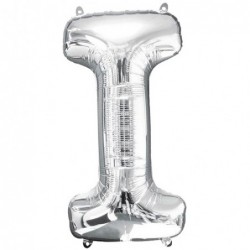 Μπαλόνι Foil Γράμμα I Ασημί