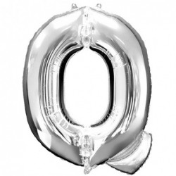 Μπαλόνι Foil Γράμμα Q Ασημί