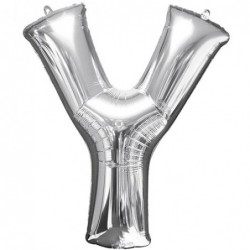 Μπαλόνι Foil Γράμμα Y Ασημί