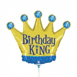 Μπαλόνι Στέμμα Birthday King