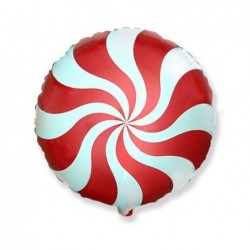 Μπαλόνι Foil Καραμέλα Κόκκινη