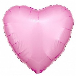 Μπαλόνι Foil Σχήμα Καρδιά Ροζ
