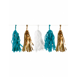 Γιρλάντα Με Φούντες Χρυσό...