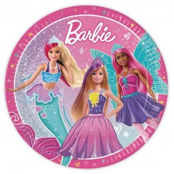 Πιάτα Μεγάλα Barbie Fantasy