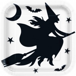 Πιάτα Μεγάλα Halloween Witch